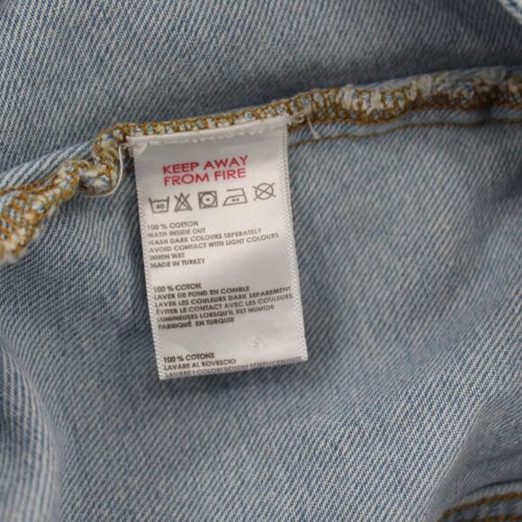 BDG Urban Outfitters Woman's Denim Mini Skirt Size M Horn-Button Front Y2K - Picture 4 of 7